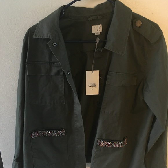 XL A New Day Olive  Military Jacket - Picture 2 of 6